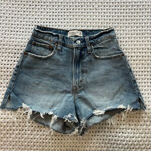 Abercrombie & Fitch Curve Love Jean Shorts